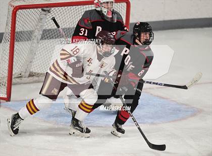 Thumbnail 3 in Pope Francis Prep vs. Boston College High (Sacred Heart Christmas Classic) photogallery.