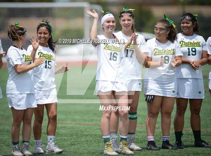 Thumbnail 2 in Academy of Our Lady of Peace vs. Patrick Henry (CIF D2 Final) photogallery.