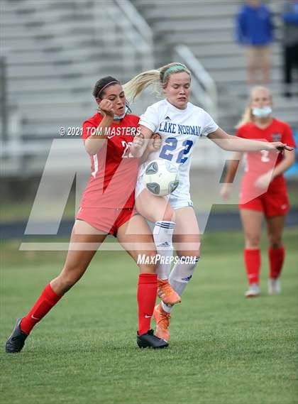 Thumbnail 2 in Lake Norman @ South Mecklenburg (NCHSAA 4A Playoffs Round 1) photogallery.
