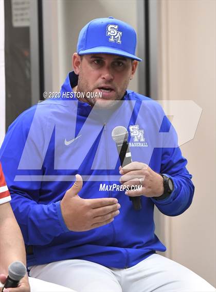 Thumbnail 3 in Trinity League Baseball Media Day photogallery.