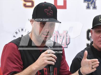 Thumbnail 2 in Trinity League Baseball Media Day photogallery.