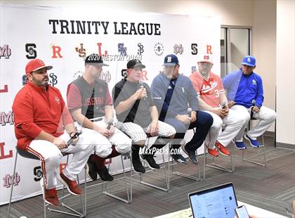 Thumbnail 3 in Trinity League Baseball Media Day photogallery.