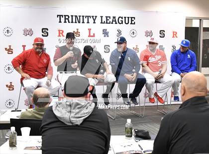 Thumbnail 2 in Trinity League Baseball Media Day photogallery.