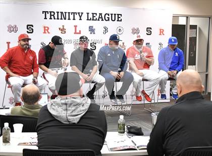 Thumbnail 3 in Trinity League Baseball Media Day photogallery.