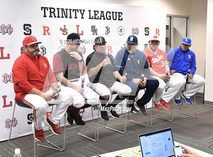 Thumbnail 3 in Trinity League Baseball Media Day photogallery.