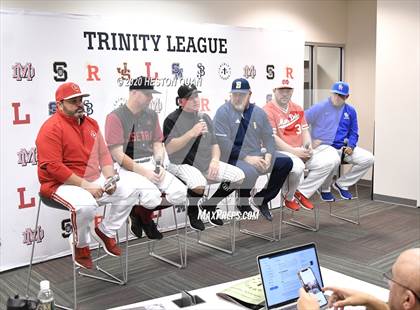 Thumbnail 1 in Trinity League Baseball Media Day photogallery.