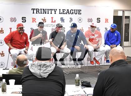 Thumbnail 2 in Trinity League Baseball Media Day photogallery.