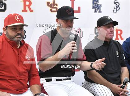 Thumbnail 2 in Trinity League Baseball Media Day photogallery.
