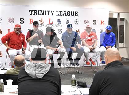 Thumbnail 3 in Trinity League Baseball Media Day photogallery.