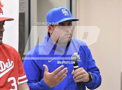 Thumbnail 2 in Trinity League Baseball Media Day photogallery.
