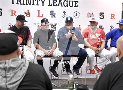 Thumbnail 2 in Trinity League Baseball Media Day photogallery.