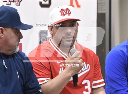 Thumbnail 2 in Trinity League Baseball Media Day photogallery.