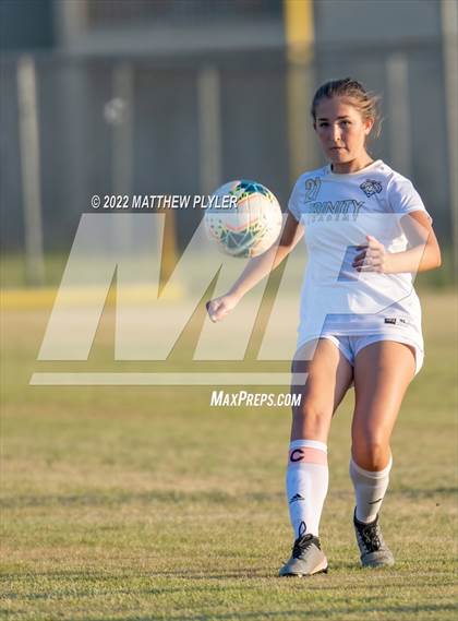 Thumbnail 2 in Trinity Academy vs Village Christian Academy (NCISAA 2A - First Round) photogallery.