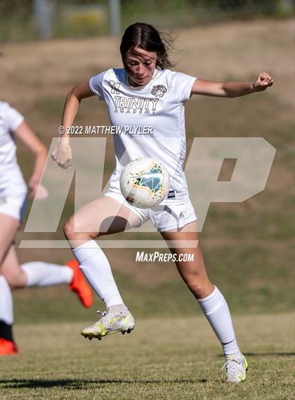 Thumbnail 2 in Trinity Academy vs Village Christian Academy (NCISAA 2A - First Round) photogallery.