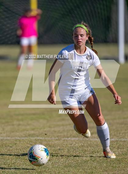 Thumbnail 2 in Trinity Academy vs Village Christian Academy (NCISAA 2A - First Round) photogallery.