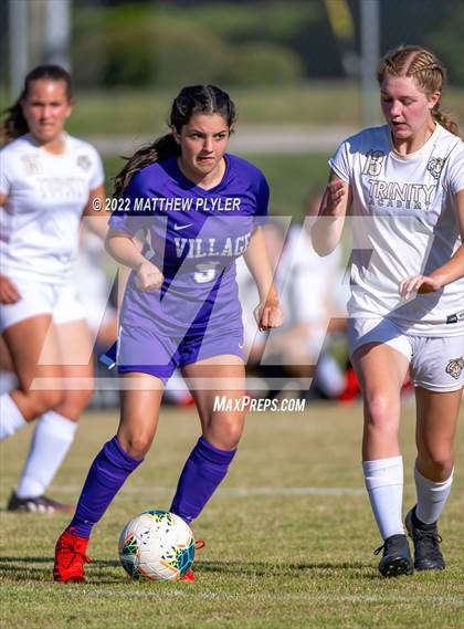 Thumbnail 2 in Trinity Academy vs Village Christian Academy (NCISAA 2A - First Round) photogallery.