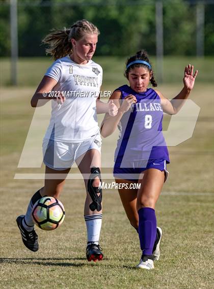 Thumbnail 1 in Trinity Academy vs Village Christian Academy (NCISAA 2A - First Round) photogallery.