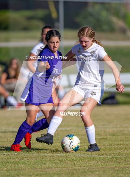 Thumbnail 1 in Trinity Academy vs Village Christian Academy (NCISAA 2A - First Round) photogallery.