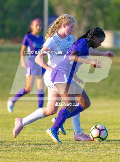 Thumbnail 2 in Trinity Academy vs Village Christian Academy (NCISAA 2A - First Round) photogallery.
