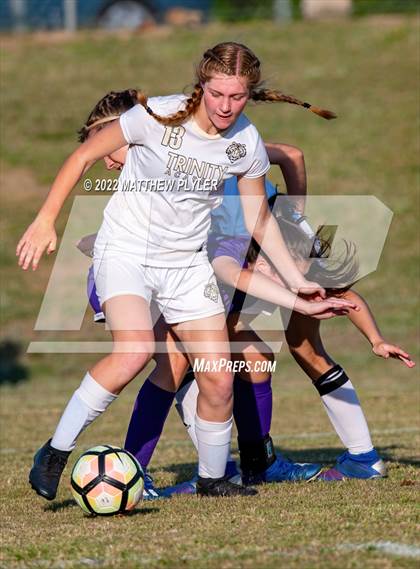 Thumbnail 1 in Trinity Academy vs Village Christian Academy (NCISAA 2A - First Round) photogallery.