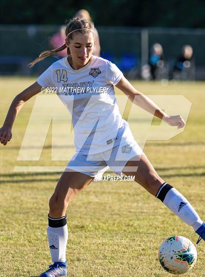 Thumbnail 1 in Trinity Academy vs Village Christian Academy (NCISAA 2A - First Round) photogallery.