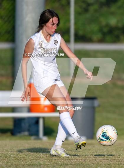 Thumbnail 1 in Trinity Academy vs Village Christian Academy (NCISAA 2A - First Round) photogallery.