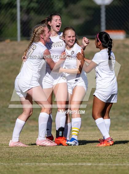 Thumbnail 1 in Trinity Academy vs Village Christian Academy (NCISAA 2A - First Round) photogallery.