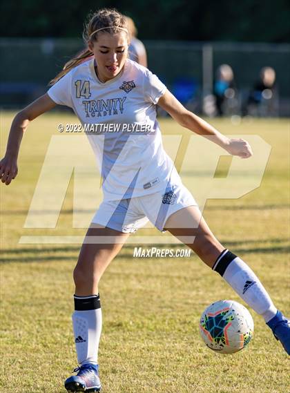 Thumbnail 3 in Trinity Academy vs Village Christian Academy (NCISAA 2A - First Round) photogallery.