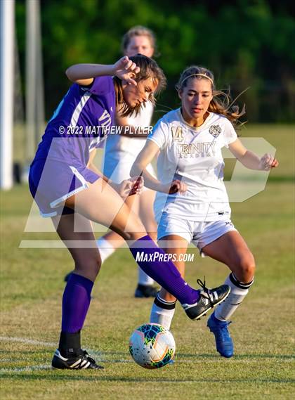 Thumbnail 1 in Trinity Academy vs Village Christian Academy (NCISAA 2A - First Round) photogallery.