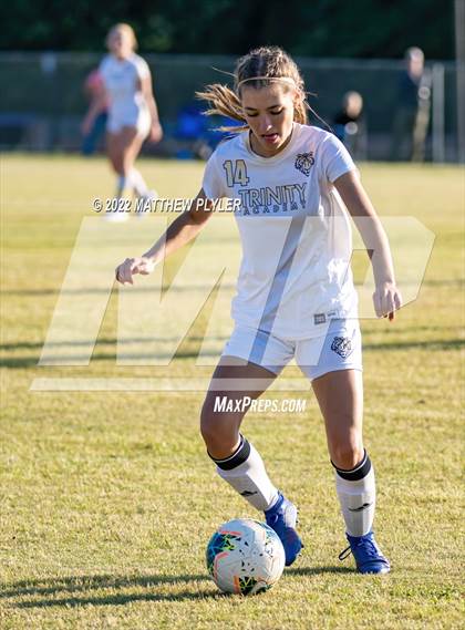 Thumbnail 2 in Trinity Academy vs Village Christian Academy (NCISAA 2A - First Round) photogallery.
