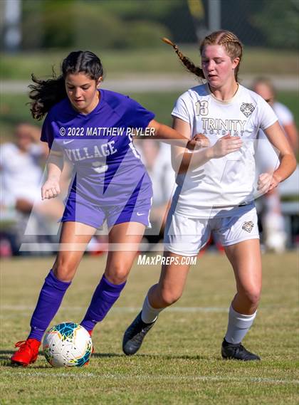 Thumbnail 1 in Trinity Academy vs Village Christian Academy (NCISAA 2A - First Round) photogallery.
