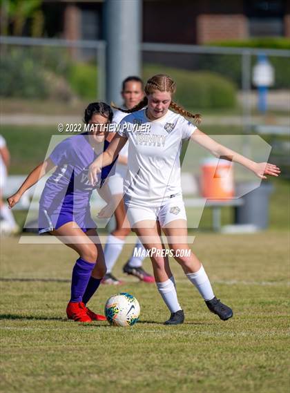 Thumbnail 1 in Trinity Academy vs Village Christian Academy (NCISAA 2A - First Round) photogallery.