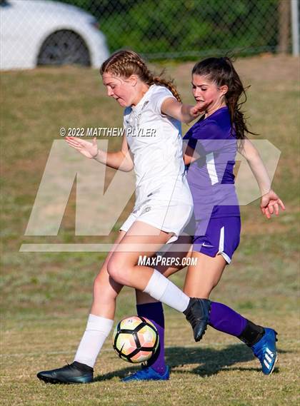 Thumbnail 2 in Trinity Academy vs Village Christian Academy (NCISAA 2A - First Round) photogallery.