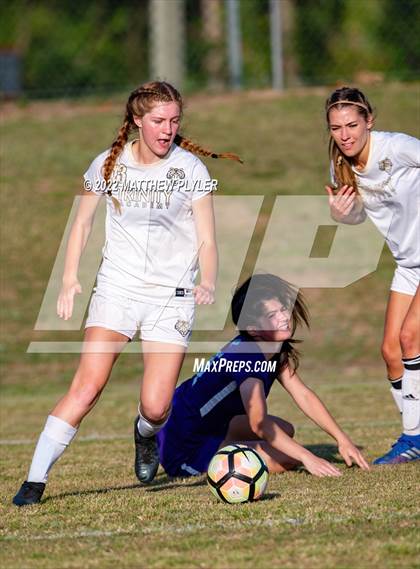 Thumbnail 2 in Trinity Academy vs Village Christian Academy (NCISAA 2A - First Round) photogallery.