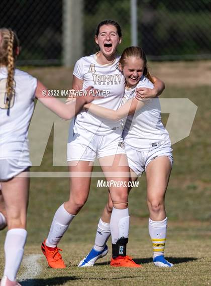 Thumbnail 1 in Trinity Academy vs Village Christian Academy (NCISAA 2A - First Round) photogallery.