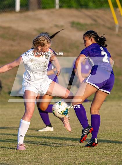 Thumbnail 2 in Trinity Academy vs Village Christian Academy (NCISAA 2A - First Round) photogallery.