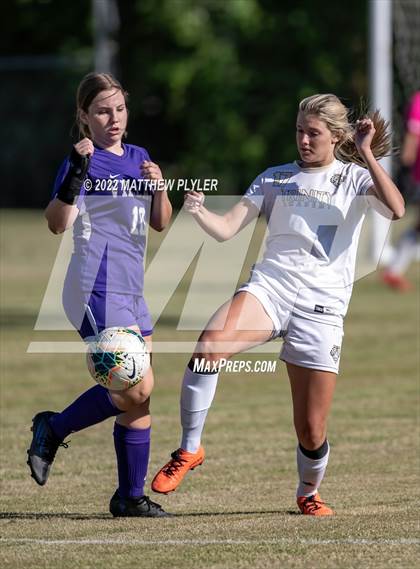 Thumbnail 2 in Trinity Academy vs Village Christian Academy (NCISAA 2A - First Round) photogallery.