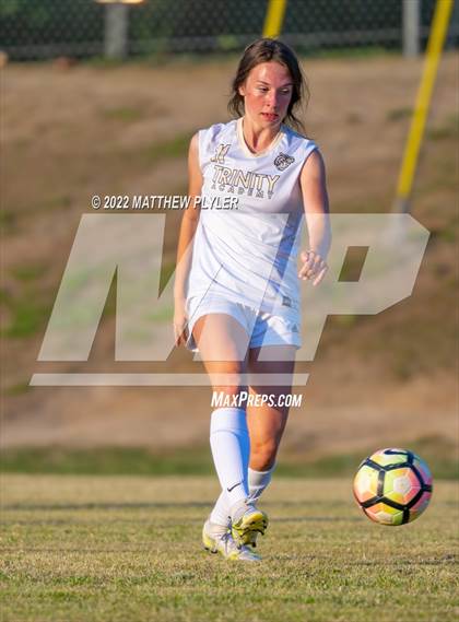 Thumbnail 1 in Trinity Academy vs Village Christian Academy (NCISAA 2A - First Round) photogallery.
