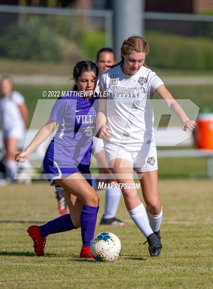 Thumbnail 2 in Trinity Academy vs Village Christian Academy (NCISAA 2A - First Round) photogallery.