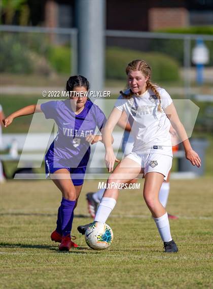 Thumbnail 2 in Trinity Academy vs Village Christian Academy (NCISAA 2A - First Round) photogallery.