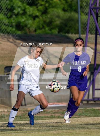 Thumbnail 1 in Trinity Academy vs Village Christian Academy (NCISAA 2A - First Round) photogallery.