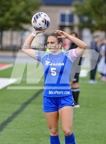 Thumbnail 1 in Mishawaka Marian vs. Delta (IHSAA 2A Semi-State) photogallery.