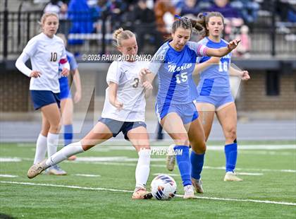 Thumbnail 2 in Mishawaka Marian vs. Delta (IHSAA 2A Semi-State) photogallery.
