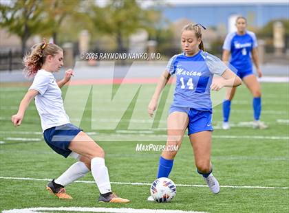 Thumbnail 3 in Mishawaka Marian vs. Delta (IHSAA 2A Semi-State) photogallery.