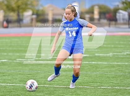 Thumbnail 2 in Mishawaka Marian vs. Delta (IHSAA 2A Semi-State) photogallery.