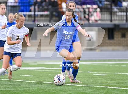 Thumbnail 1 in Mishawaka Marian vs. Delta (IHSAA 2A Semi-State) photogallery.