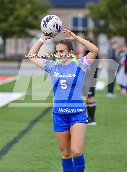 Thumbnail 2 in Mishawaka Marian vs. Delta (IHSAA 2A Semi-State) photogallery.