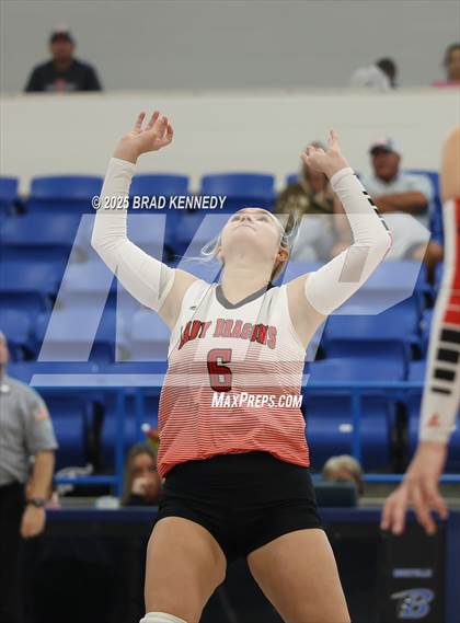 Thumbnail 2 in Shelbyville Vs Gladewater (Beckville Volleyball Classic) photogallery.