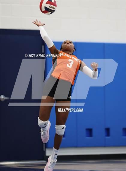 Thumbnail 3 in Shelbyville Vs Gladewater (Beckville Volleyball Classic) photogallery.