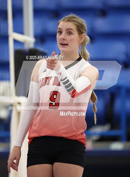 Thumbnail 2 in Shelbyville Vs Gladewater (Beckville Volleyball Classic) photogallery.